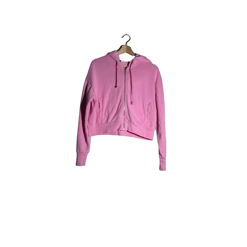 Levi's Women's Cropped Long sleeve Jacket Full Zip Size‎ Medium Color Pink